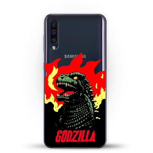 фото Силиконовый чехол годзила на samsung galaxy a50s andy & paul
