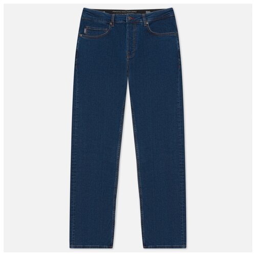 Джинсы Peaceful Hooligan, прямой силуэт, средняя посадка, размер M (32), синий