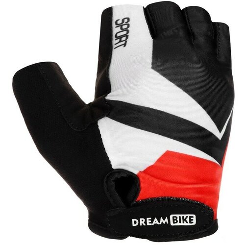Перчатки Dream Bike, размер S/43, белый, черный
