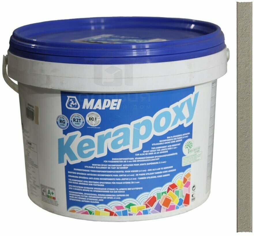 Затирка Mapei Kerapoxy №112 серая 10 кг