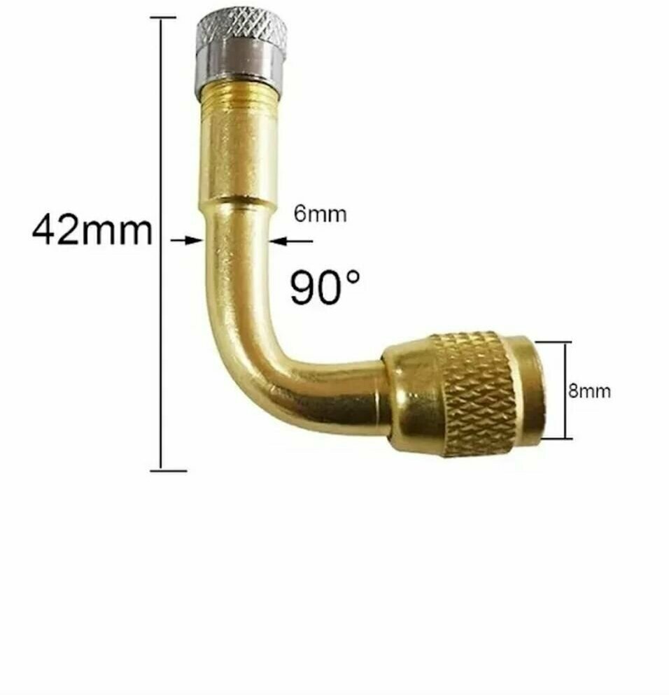 Насадка для накачки шин под 90 градусов, штуцер на компрессор, на насос, наконечник, насос автомобильный