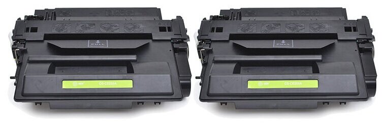Картридж CE255X (55X) для принтера HP LaserJet Enterprise Pro MFP M521dw; M521dn; M525c (2 шт в уп)
