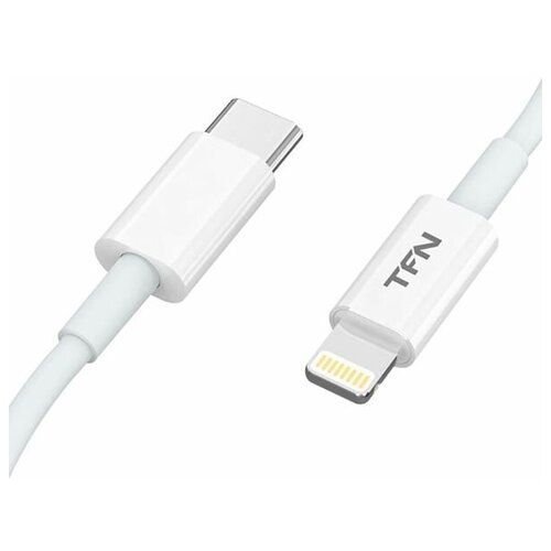 Кабель USB Type-C - Lightning TFN 1m white (TFN-CLIGC1MTPEWH) аксессуар tfn mfi lightning type c 1m white tfn cmfligc1mnlwh
