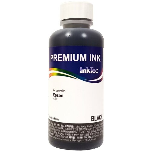 Чернила InkTec (E0017-100MB) для Epson L805/L1800 100 мл (Black) чернила для epson inktec e0010 100mb black черный 100 ml