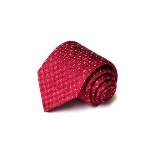 Вишневый галстук с мелкими буквами Celine 59133