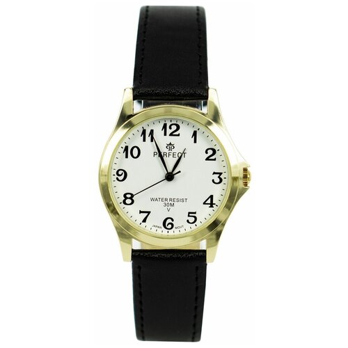 фото Perfect часы кварцевые, на батарейке, мужские, на кожаном ремне, металлический браслет, японский механизм наручные gx017-005-1