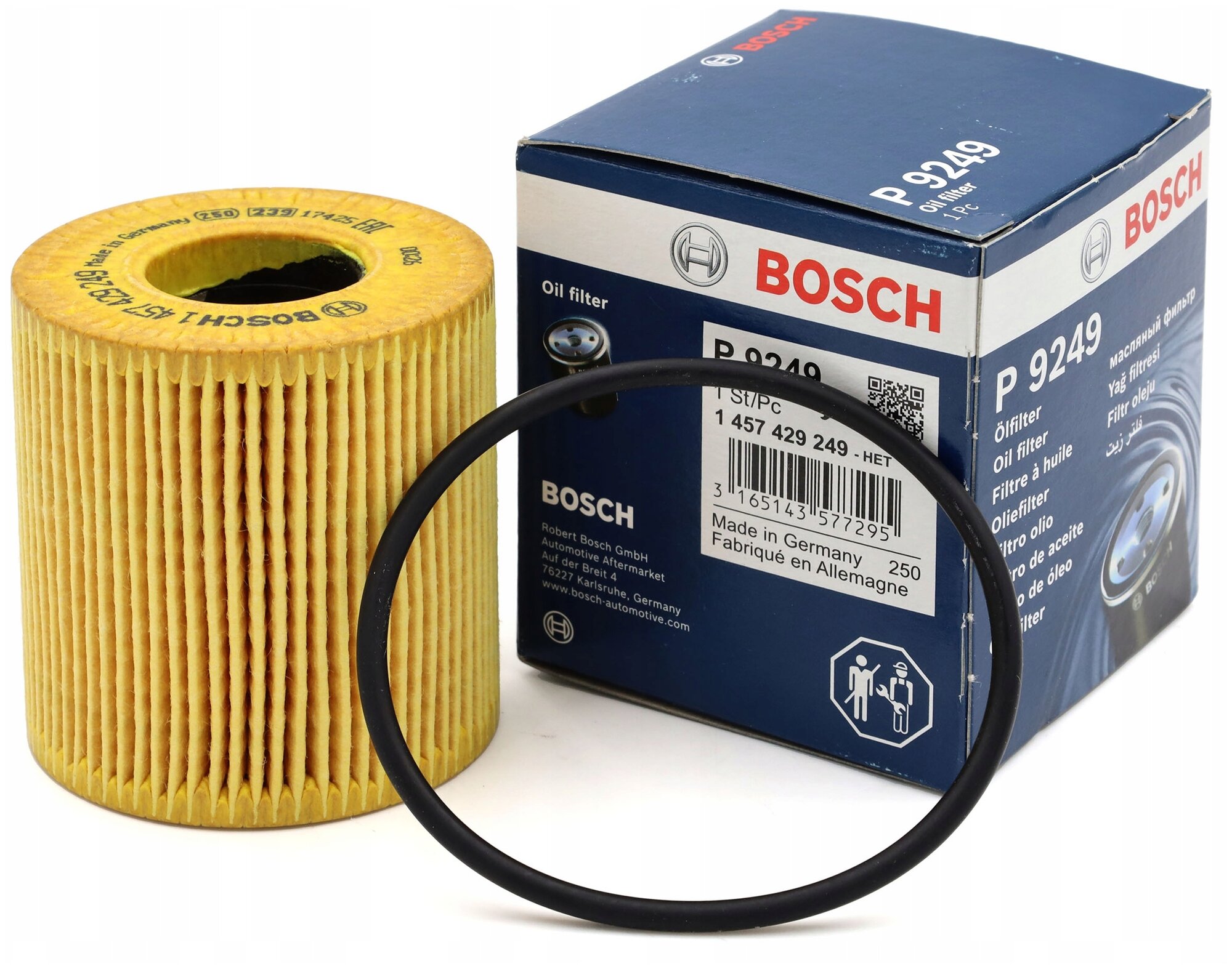 Масляный фильтр Bosch 1457429249 Bmw: 11427622446 11427557012. Citroen / Peugeot: 1109X3 1109Y9 E149234 1109Z1 1109AJ