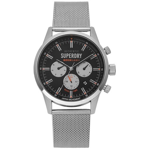 Наручные часы SUPERDRY SYG256SM серебристого цвета