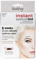 Godefroy Краска-хна для бровей синтетическая в капсулах Instant Eyebrow Tint 15 шт., graphite, 3