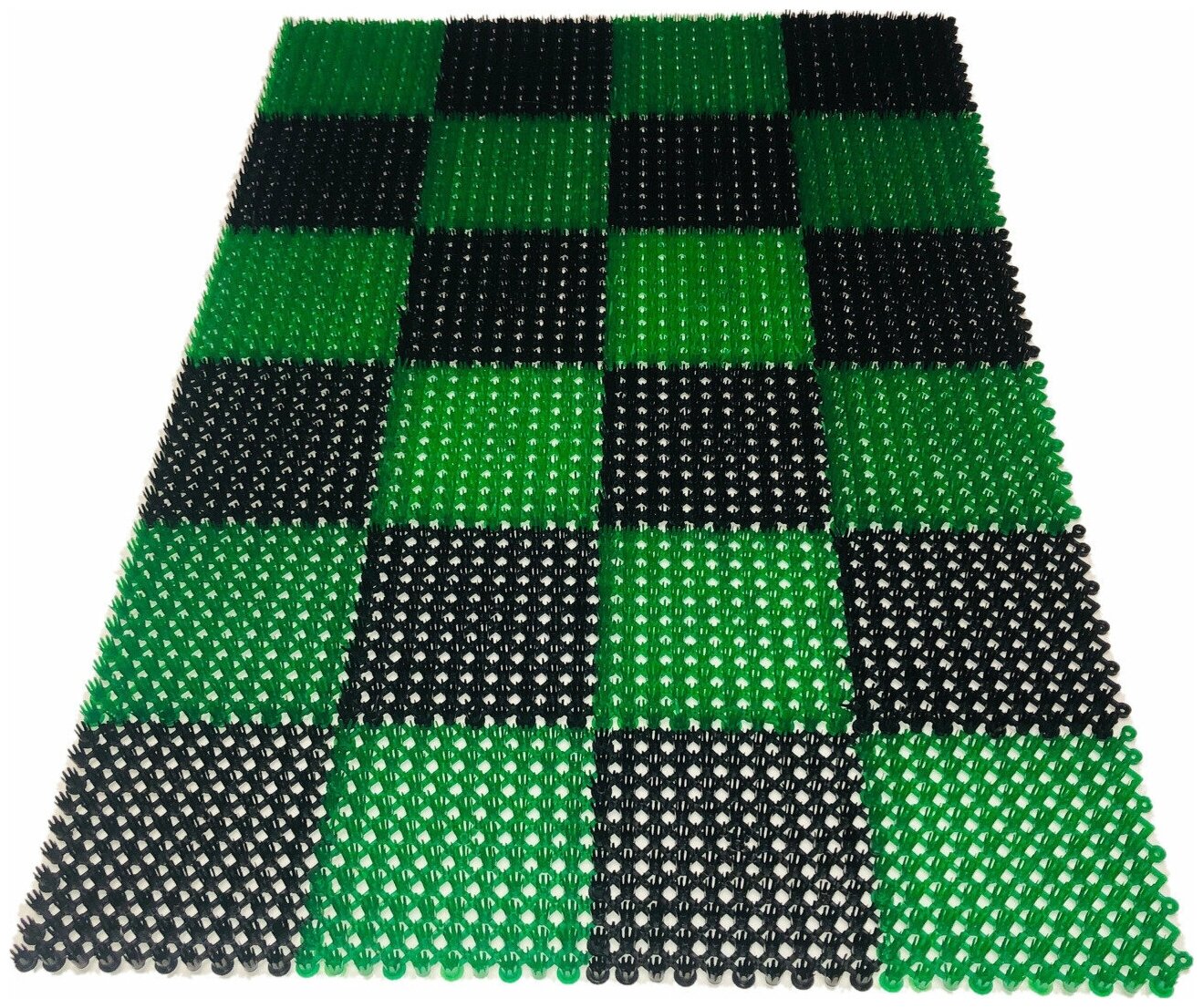 Коврик Травка-М 56х84 см чёрно-зелёный - фотография № 4