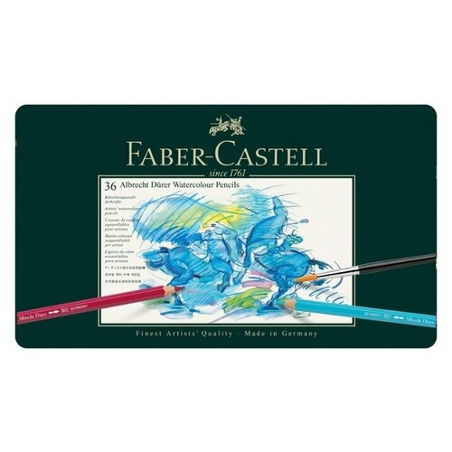 Faber-Castell Карандаши акварельные Albrecht Durer 36 цветов (117536), 36 шт. faber castell карандаши акварельные faber castell albrecht durer 36 цветов 117536