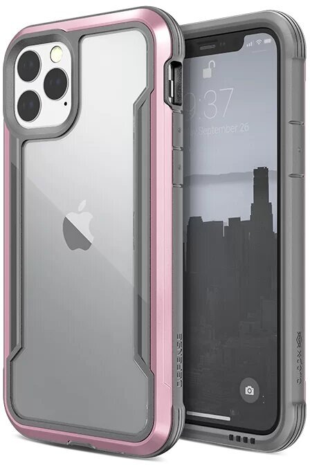 Чехол X-Doria Defense Shield для iPhone 11 Pro Розовое золото 484381