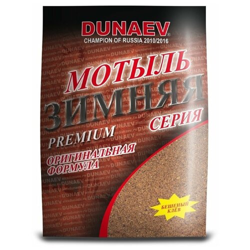 Прикормка зимняя Dunaev ICE PREMIUM Мотыль 0.9 кг
