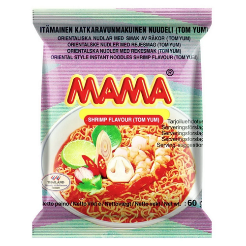 Лапша быстрого приготовления Tom Yum Kung, (1 уп.)