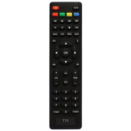 Пульт к Selenga T70 DVB-T2 (для цифровой приставки) пульт ду selenga 3598 для smart tv 4к selenga а1 а3 a4 r1 r4