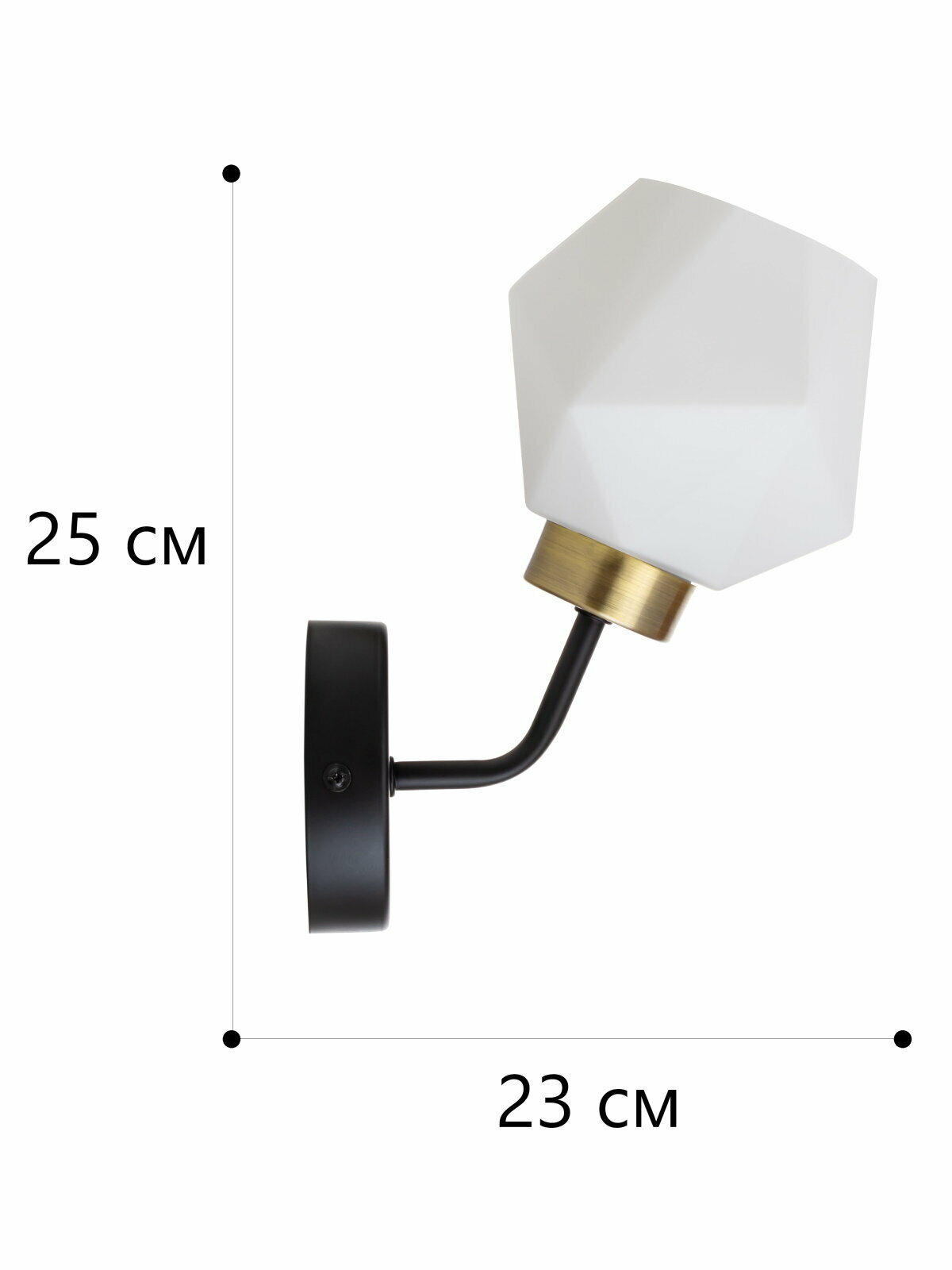 Бра Lamplandia Geometry L1432, цвет черный - фото №4