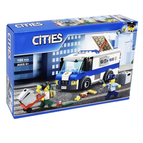 фото Конструктор cities инкассаторская машина / 150 деталей toys