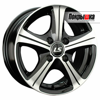 Диски литые LS Wheels LS-202 6.0х14/4х100 D73.1 ET39.0, BKF