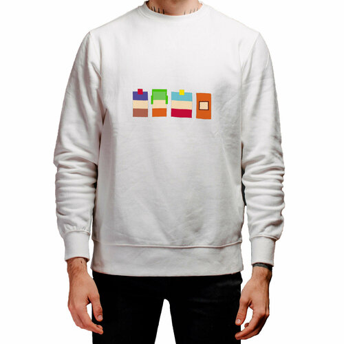 Свитшот ROLY, размер XL, белый женская футболка южный парк минимализм south park minimal 2xl темно синий