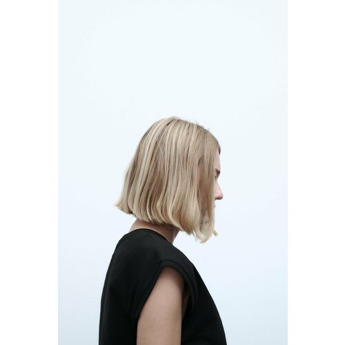 Футболка Zara, размер M, черный