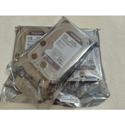 Жесткий диск WD Purple 6тб WD64PURZ 17710₽