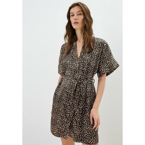 фото Халат cleo, размер 44/46, коричневый