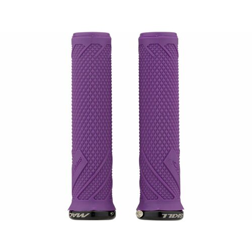 Ручки руля велосипеда, грипсы Lizard Skins Danny MacAskill, Ultra Purple (фиолетовый) седельная сумка cache lizard skins черный