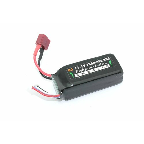 Аккумулятор Li-Pol 11.1v 802555 1800mah разъем T-plug аккумулятор li pol 7 4v 451865 1800mah t plug