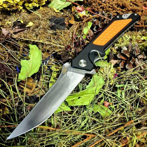 фото Складной нож вист-02, клинок d2, рукоять g10 reptilian