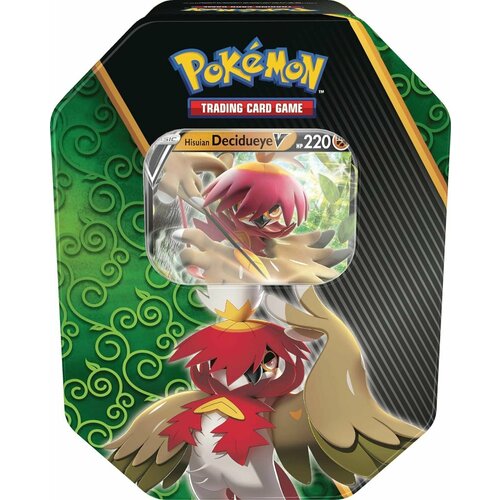 Настольная игра Pokemon TCG - Divergent Powers Tin (Hisuian Decidueye V) на английском языке