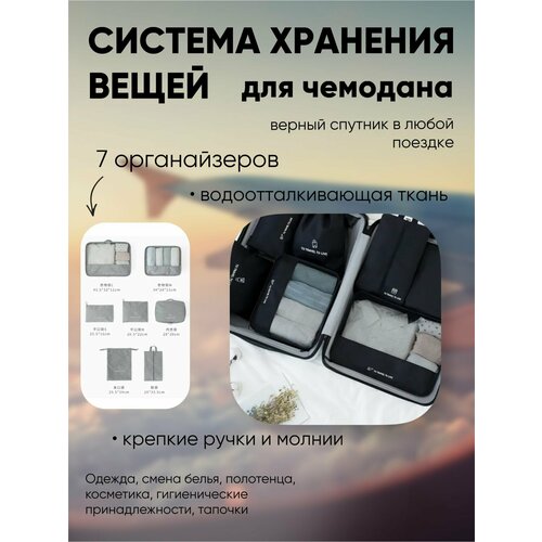 фото Дорожный набор 3dfamily, черный
