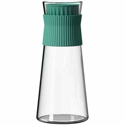 Графин с крышкой KISSKISSFISH Levitate Water Carafe JUG11-U, зелёный, стекло 1,1л