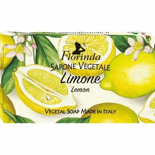 Мыло Florinda Фруктовая Страсть, Лимон, 300 г мыло твердое florinda мыло фруктовая страсть limone лимон