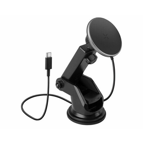 Держатель автомобильный с функцией беспроводной ЗУ EnergEA MagDrive 15W AirDash Black 5490₽