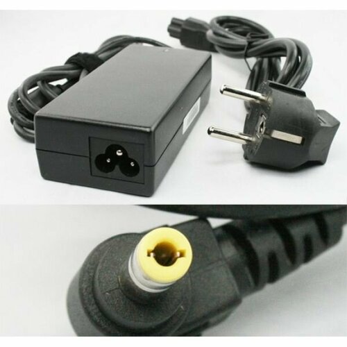 Блок питания сетевой адаптер ASX для ноутбуков Fujitsu-Siemens 20V 45A 90W 55x25 мм черный с сетевым кабелем 1207₽