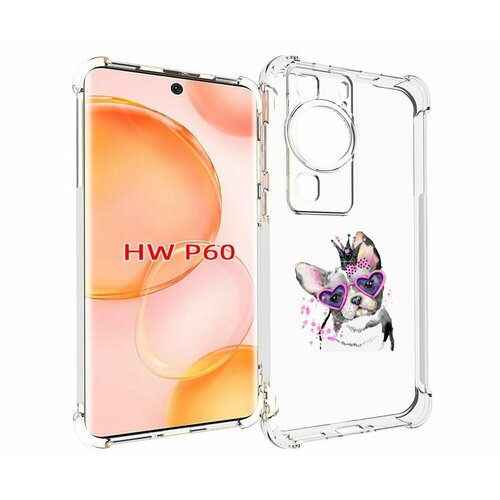 Чехол MyPads принцесса для Huawei P60 задняя-панель-накладка-бампер