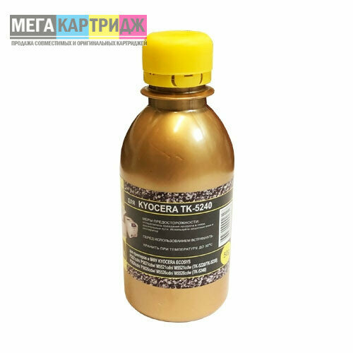 тонер для kyocera ecosys p5021 p5026 tk 5220 5240 фл 50 желт 3к mitsubishi gold atm Тонер для KYOCERA ECOSYS P5021/P5026 (TK-5240) (фл,50, желт,3К, MITSUBISHI) Gold ATM