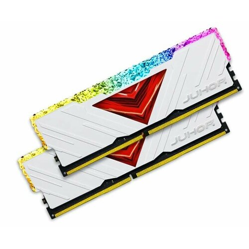 Оперативная память JUHOR 2x8 ГБ DDR4 3200 MHZ 1.35V с RGB подсветкой