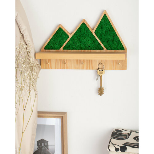 Ключница настенная / ключница настенная деревянная / ключница настенная с полочкой / ключница на стену/декор из дерева на стену