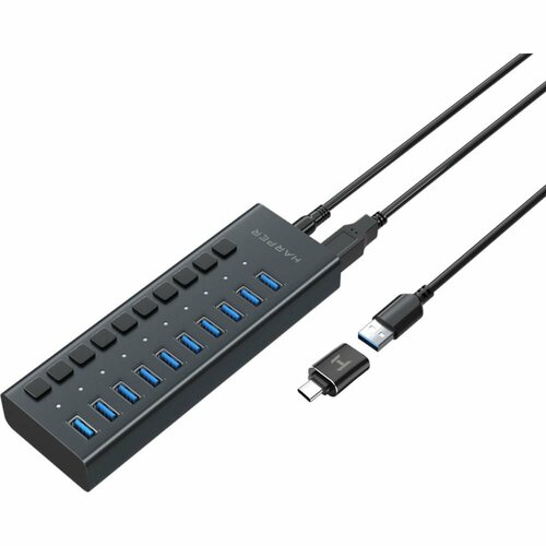 Usb-концентратор Harper HUB-10MB Black 831000₽