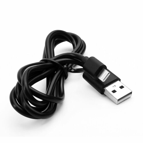 Кабель USB-Type C, ERGOLUX ELX-CDC02P-C02, 2 А, 1 м, черный, пакет.