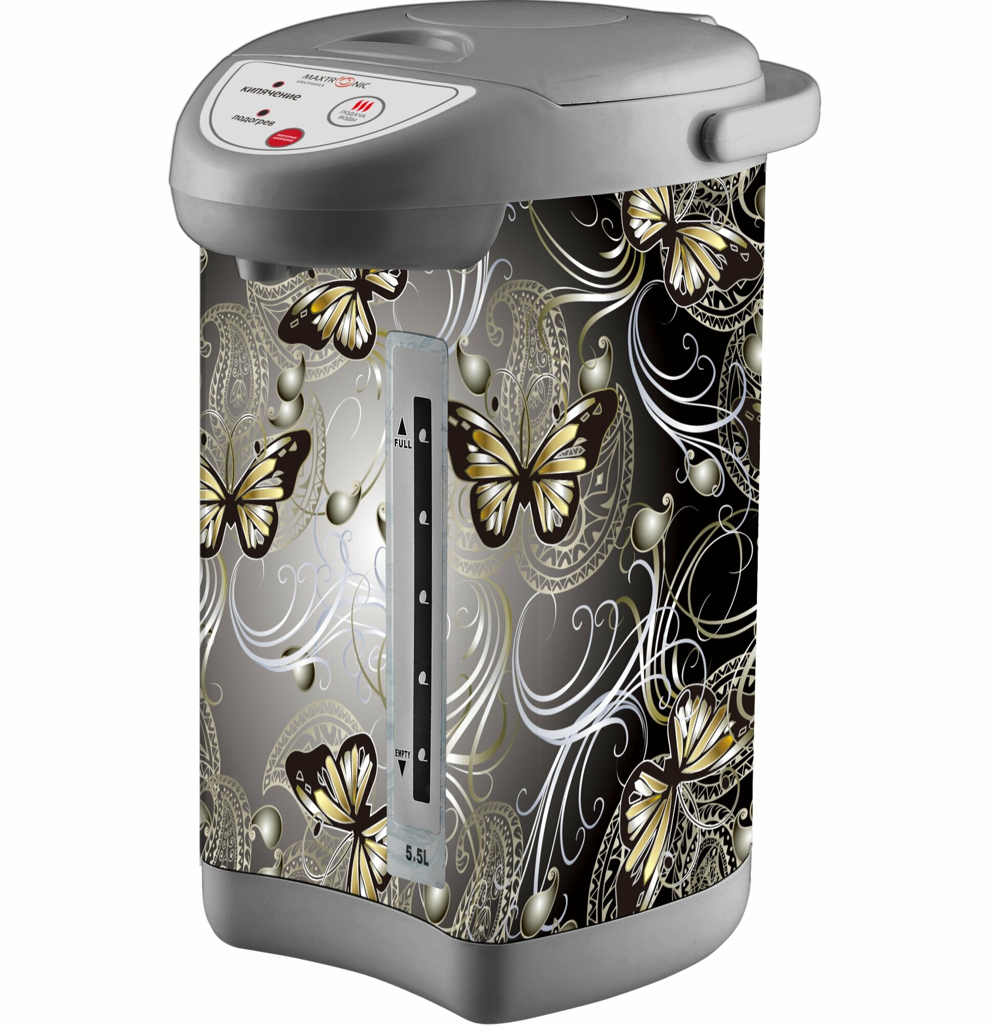 фото Термопот MAXTRONIC MAX-Z55B4 бабочки