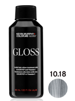 Color.me Gloss 10.18 Полуперманентный гелевый краситель с технологией KM. БОНД2 Платиновый пепельный фиолет, 60 мл