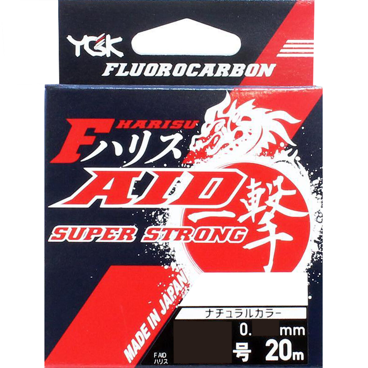 Флюорокарбон YGK F-AID Ichigeki Haris Super Strong 20м #0.4/0.104мм 2LB