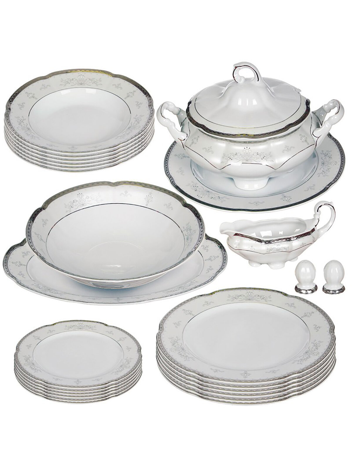 фото Сервиз столовый на 6 персон Cmielow Bolero, фарфоровый