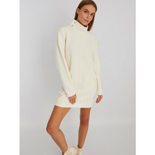 фото Платье zolla, размер xs, бежевый