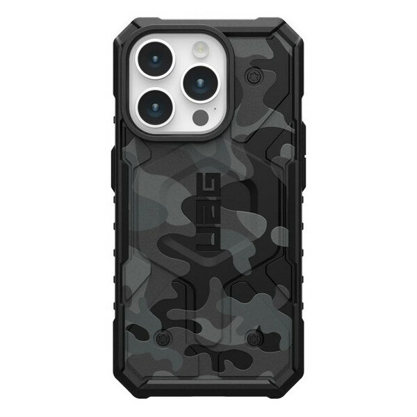 Чехол UAG Pathfinder SE с MagSafe для iPhone 15 Pro темный камуфляж (Midnight Camo) (114283114061)