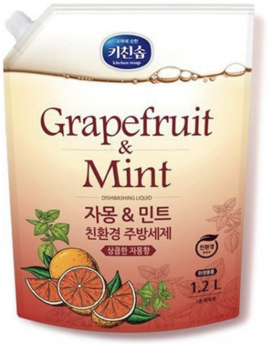 Средство для мытья посуды 1.2 л [Mukunghwa] Grapefruit & Mint Dishwashing Detergent