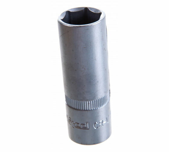 Головка свечная 1/2" 16мм 6-гран с резиновым держателем "AV Steel"