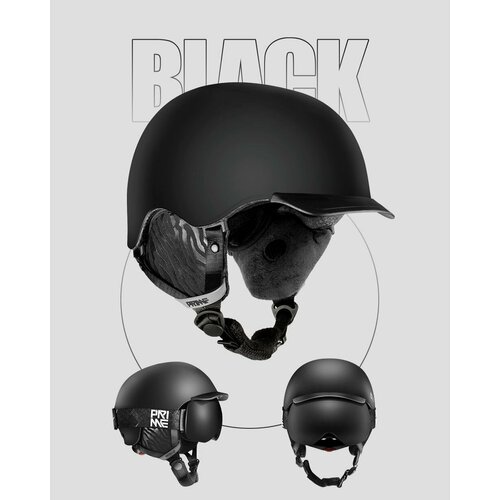 фото Шлем горнолыжный prime - cool c1 black, размер xl (61-63)